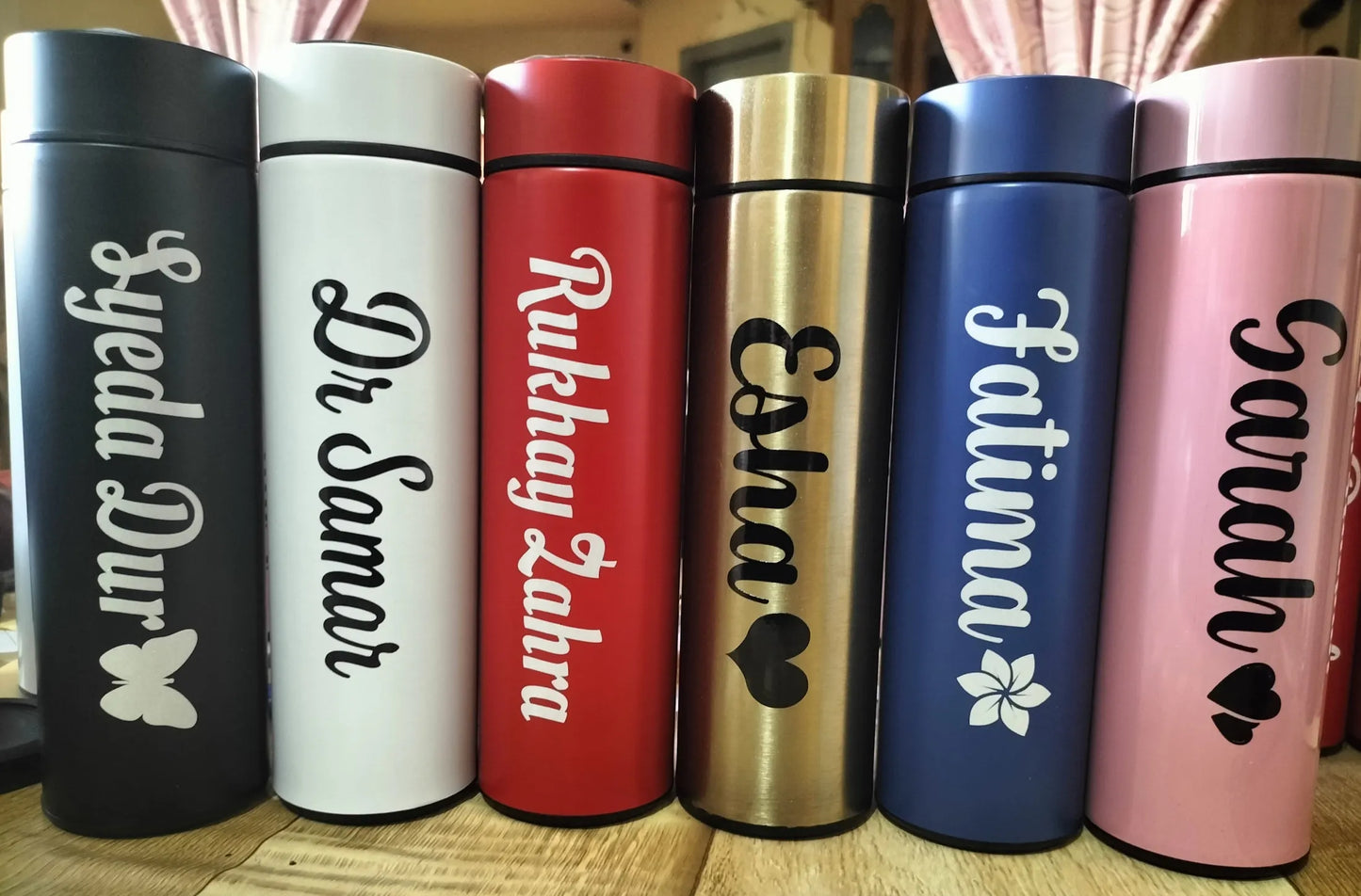 Personalized LED Thermos Bottle – 500ml Stainless Steel, Hot & Cold