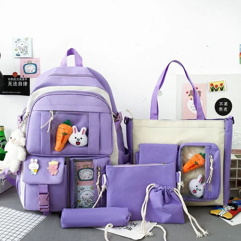 Korein style 4 piece bag for Girls school