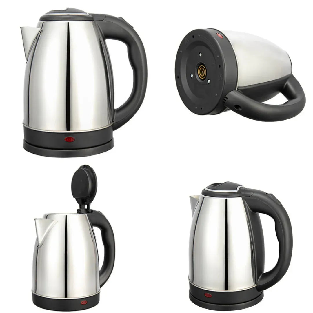 Imported 2L Electric Kettle – 1500W Stainless Steel, Fast Boil & Safe