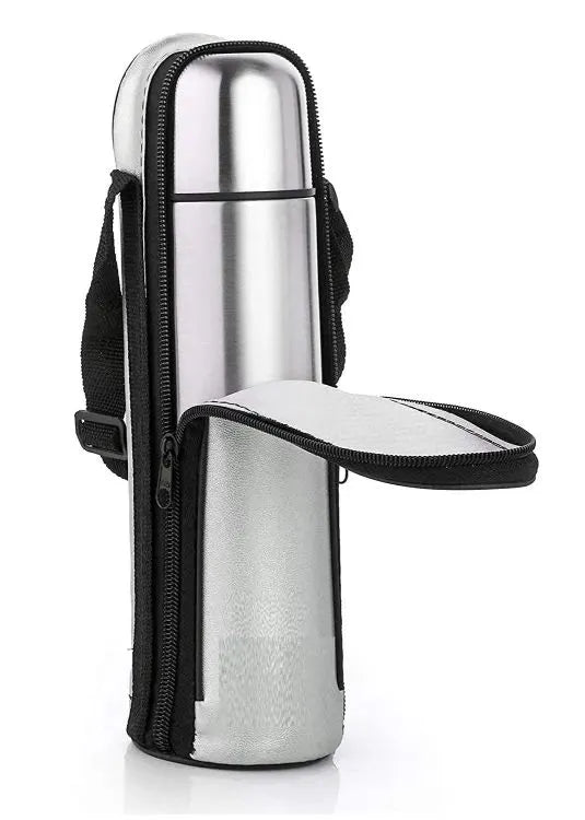 Premium Stainless Steel Vacuum Flask – Hot & Cold, Flip Lid, Travel-Friendly