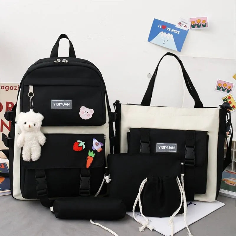 Korein style 4 piece bag for Girls school