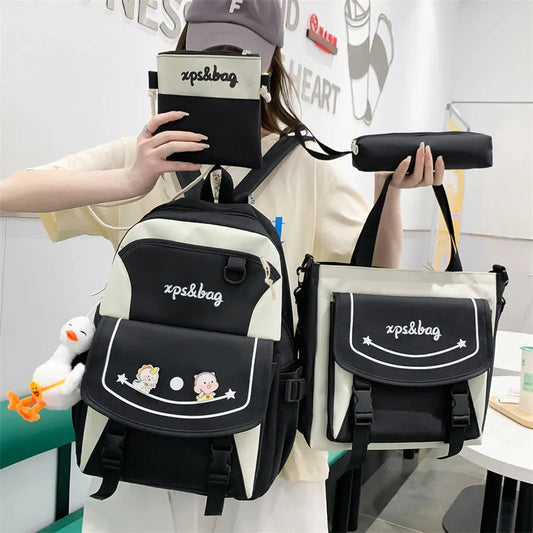 Korein style 4 piece bag for Girls school