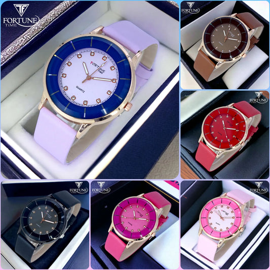 Ladies Women Quartz Watch Causal Dress Watches Leather Strap Watch